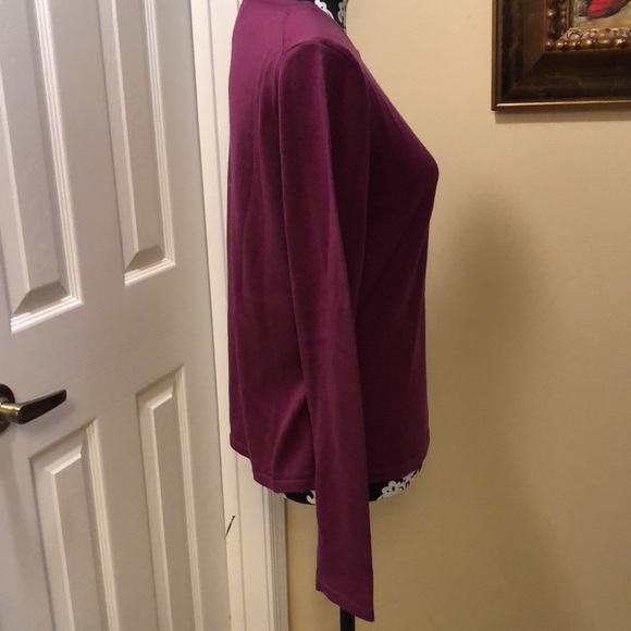 🇫🇷Faconnable Argyle Bordeaux detail button-down classic cardigan coordinate - Picture 4 of 9